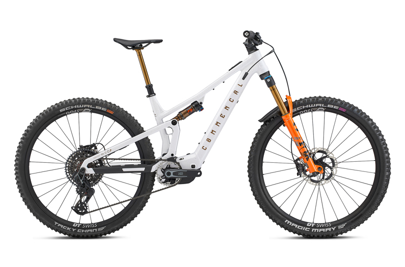 Commencal T.E.M.P.O. POWER SIGNATURE GLITTERY WHITE 2025