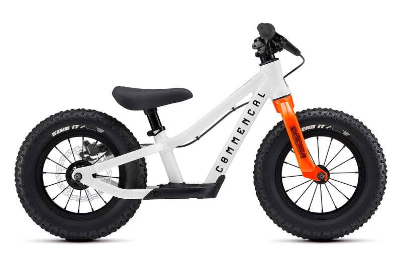 Commencal RAMONES 12 PUSH BIKE PURE WHITE + REAR BRAKE KIT