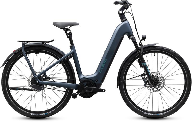 Cube Kathmandu Hybrid Deluxe SLX 800 mineralblue´n´blue