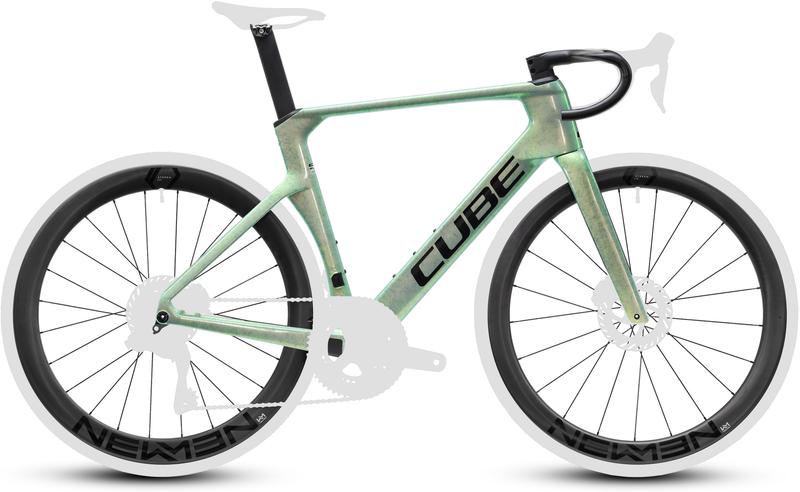 Cube Litening AERO C:68X Frameset genesisfibre´n´black