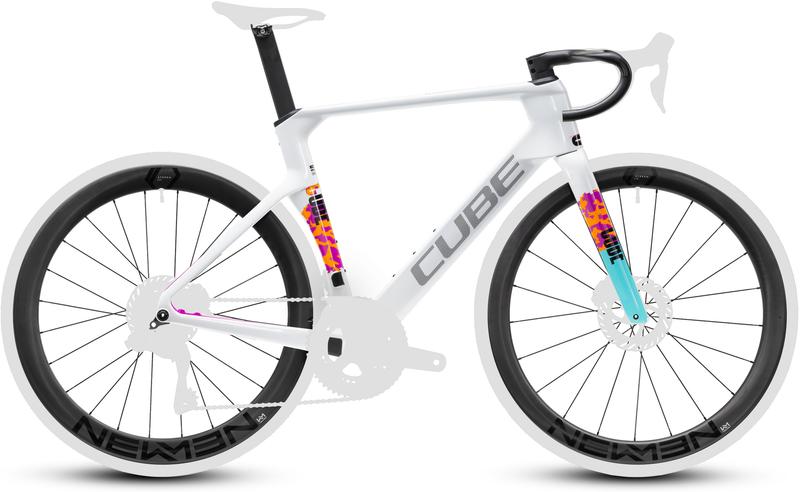 Cube Litening AERO C:68X Frameset graphic´n´white