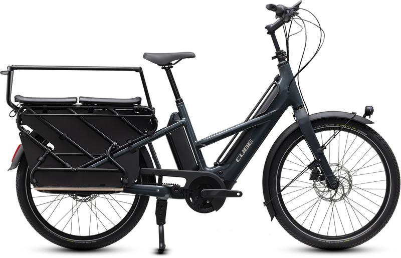 Cube Longtail Hybrid Deluxe Family 800 shadowgrey´n´grey
