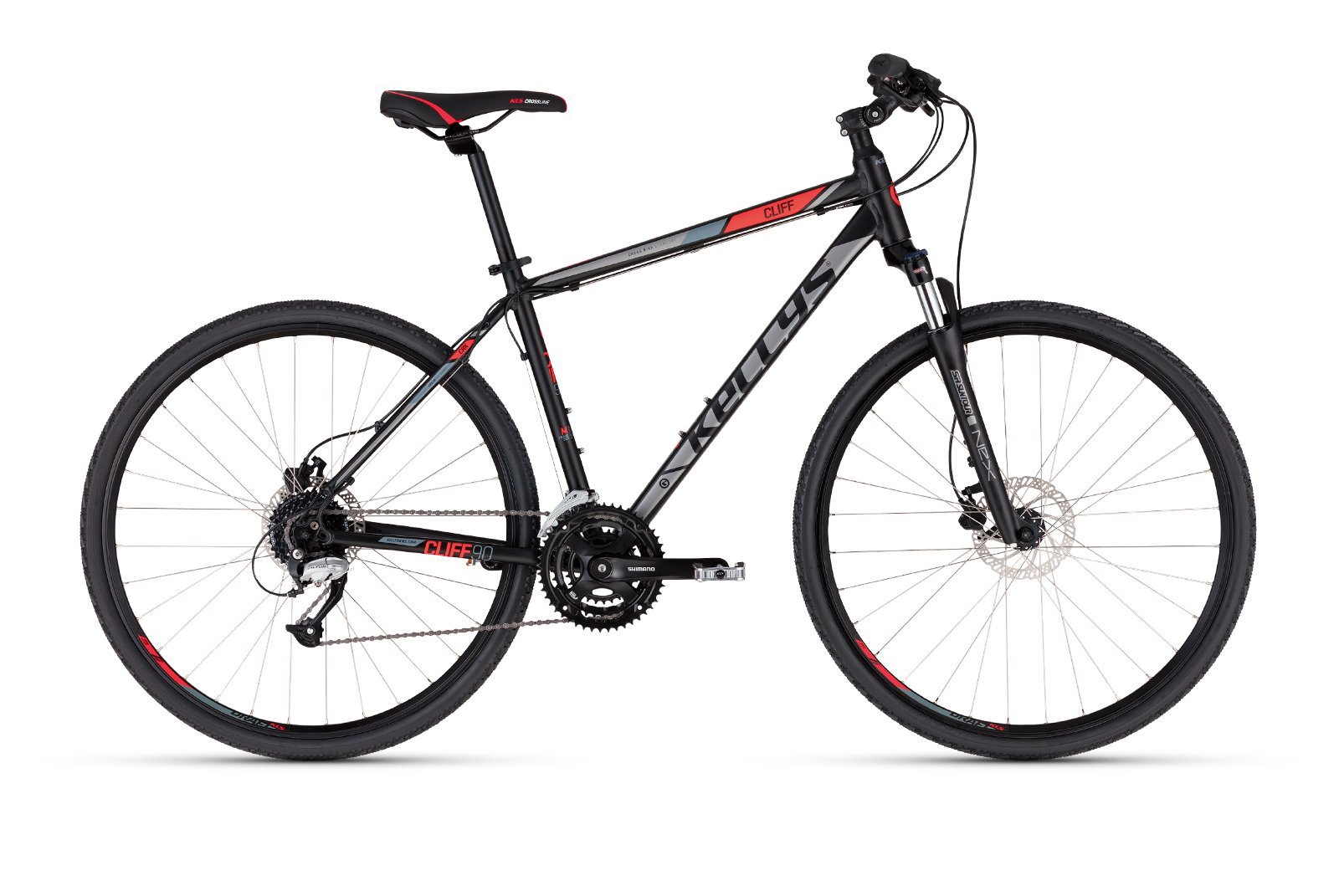 Kellys CLIFF 90 BLACK RED 2022 6268 10094 71231 Kellystore 22 Cliff 90 black red