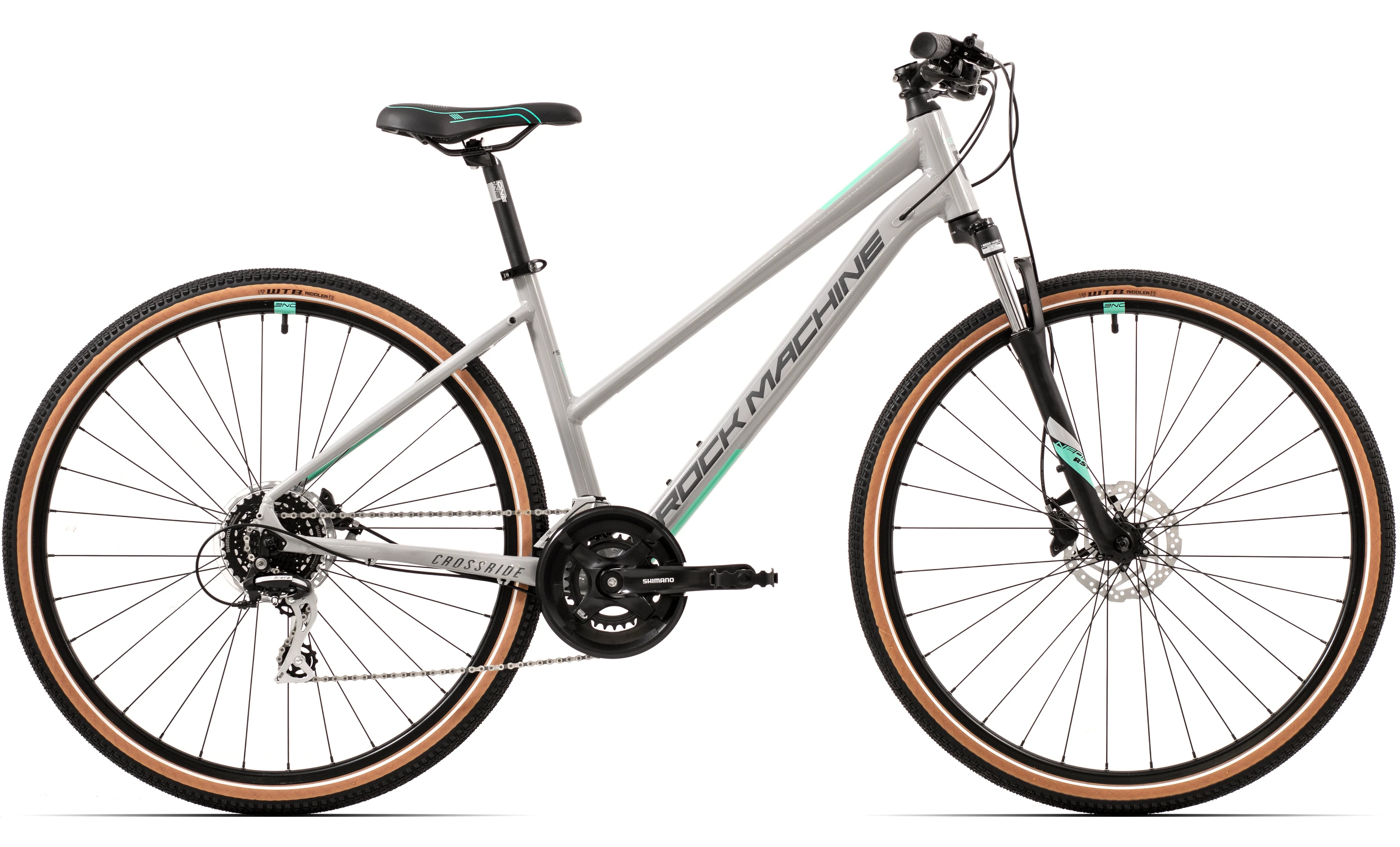 Rock Machine 2023 crossride 300 easy entry gloss grey grey mint jpg