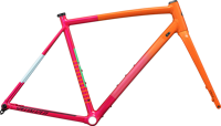 Specialized 71425 70 CRUX DSW FRMSET AMBRGLW VIVPNK MNSHDWMET HERO