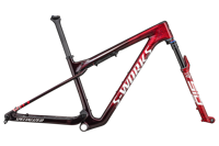 Specialized 73123 00 EPIC WC SW FRMSET REDTNT FLKSIL GRNT HERO