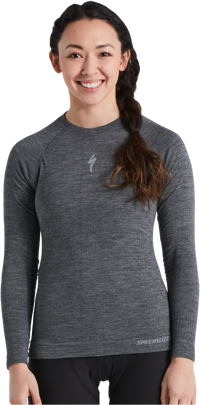 Specialized Women s Merino Seamless Long Sleeve Base Layer 2023 10816 64122 150 APP SEAMLESS MERINO BASELAYER LS WMN GRY S M PLP HERO Specialized Women s Merino Seamless Long Sleeve Base Layer 2023 10816 64122 150 APP SEAMLESS MERINO BASELAYER LS WMN GRY S M PLP HERO